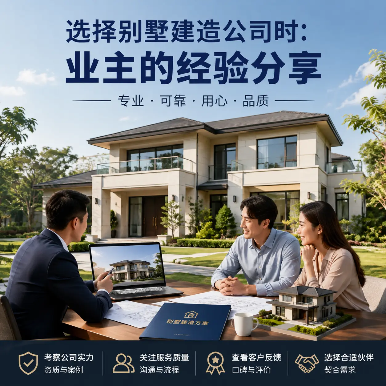 选择别墅建造公司时： 云岩 业主的经验分享