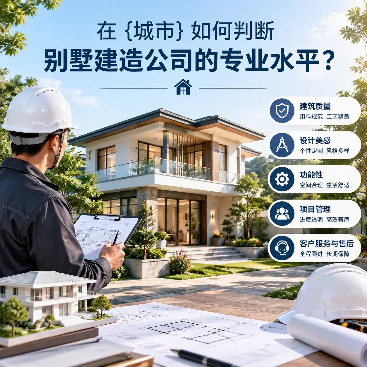 在 云岩 如何判断别墅建造公司的专业水平？