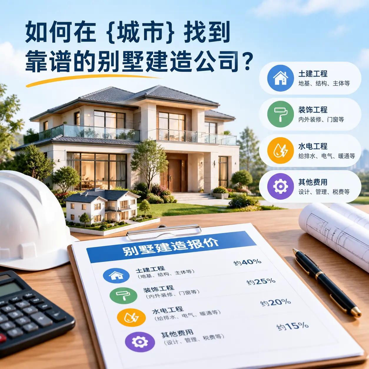 如何在 云岩 找到靠谱的别墅建造公司？
