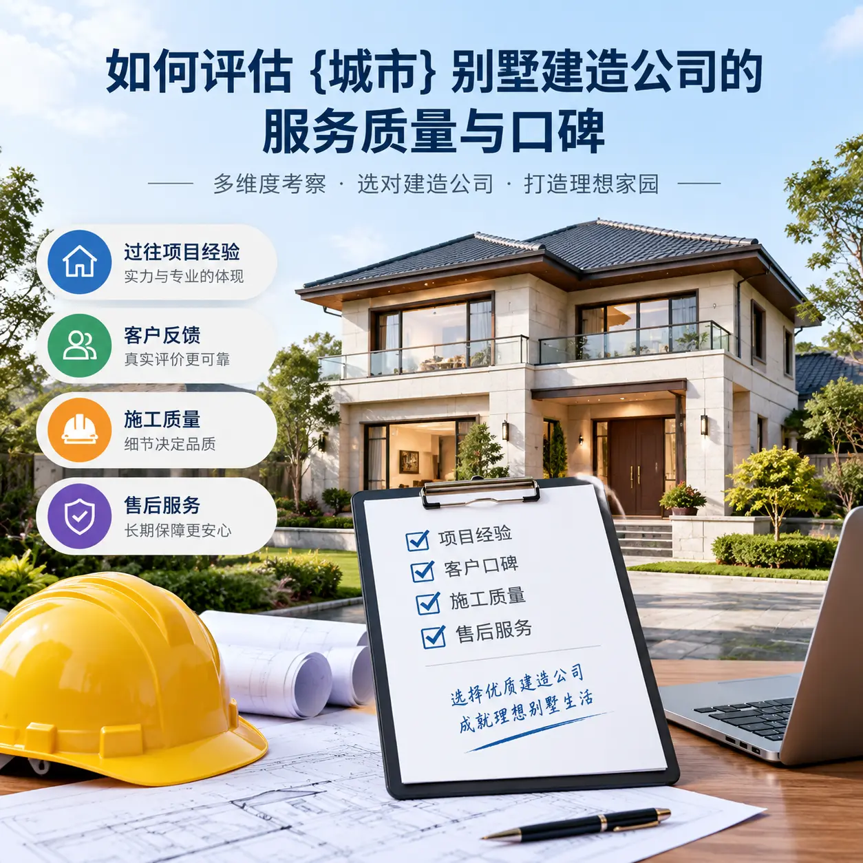 如何评估 云岩 别墅建造公司的服务质量与口碑