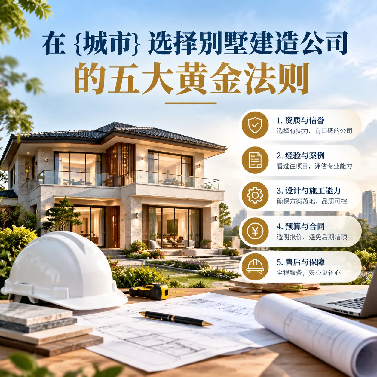 在 云岩 选择别墅建造公司的五大黄金法则