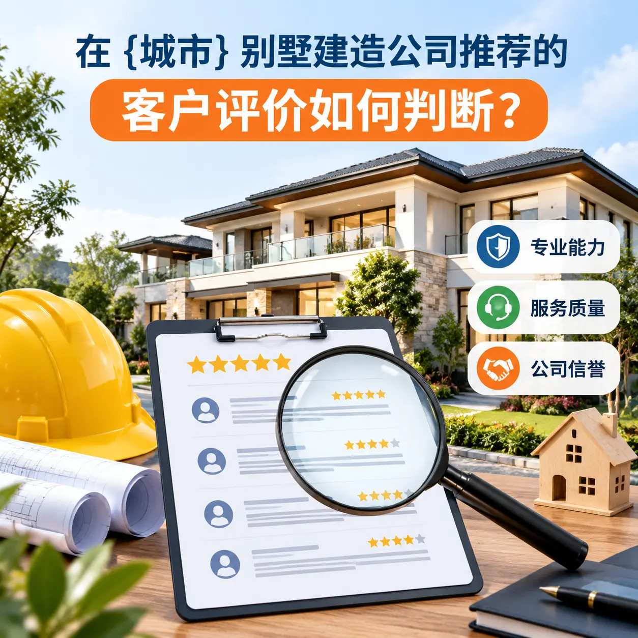在 云岩 别墅建造公司推荐的客户评价如何判断？