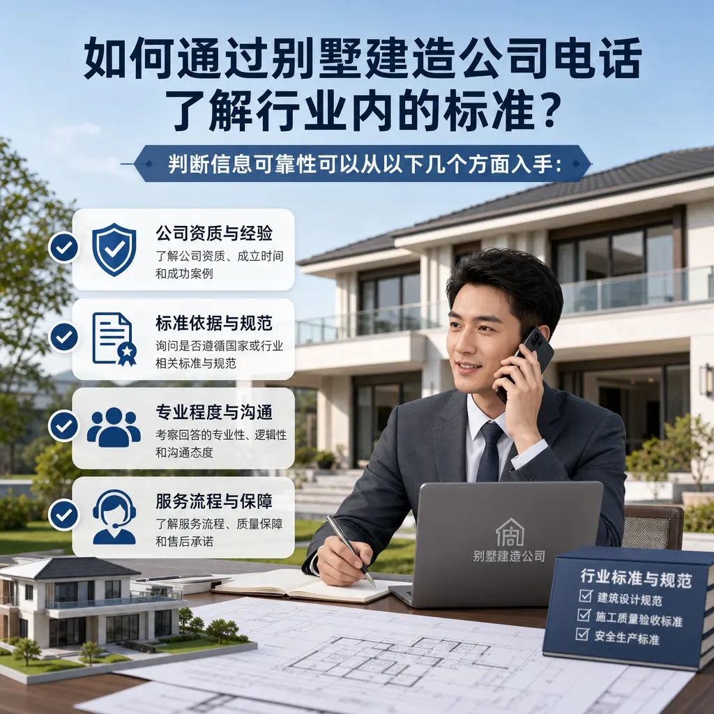 如何通过别墅建造公司电话了解行业内的标准？