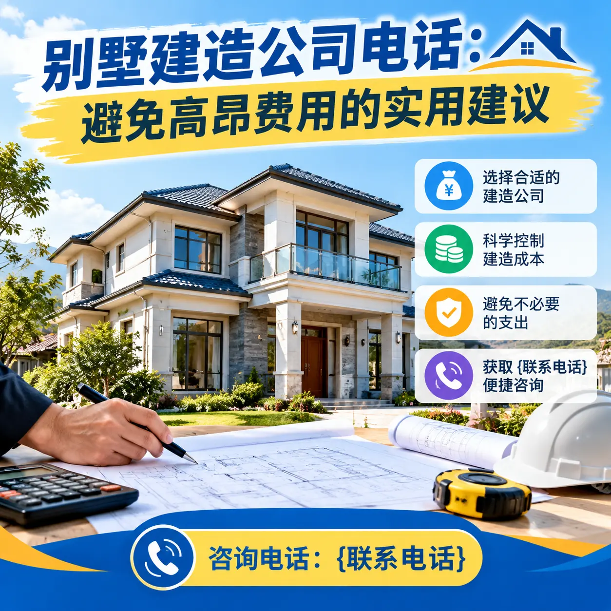 云岩别墅建造公司电话：避免高昂费用的实用建议