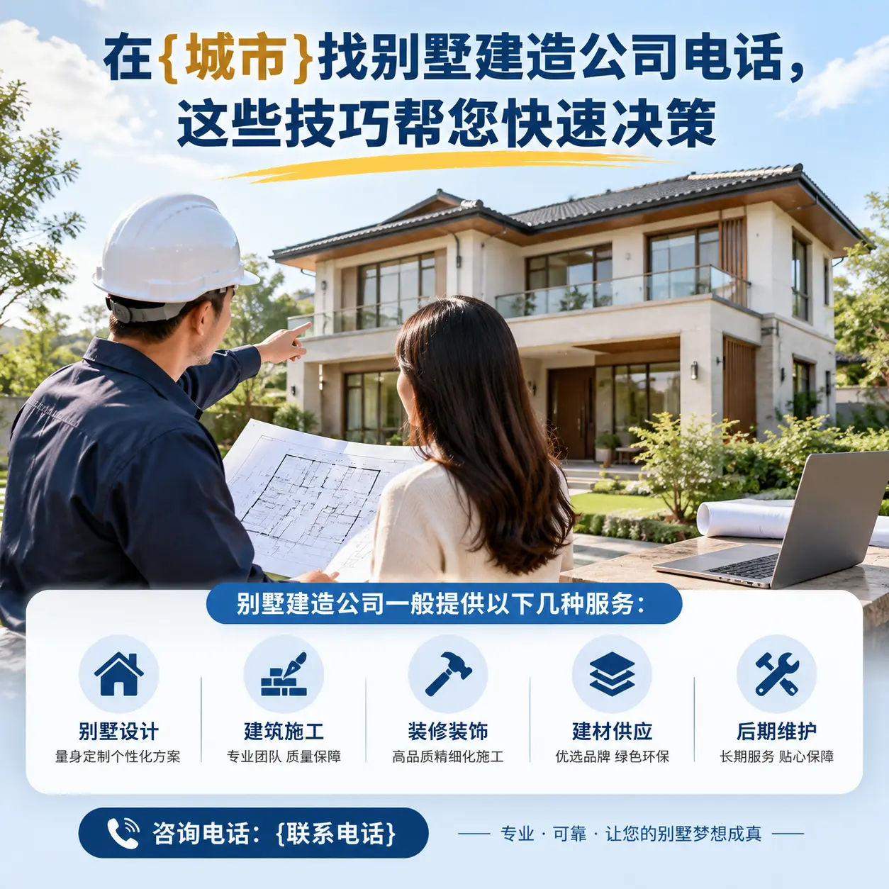 在云岩找别墅建造公司电话，这些技巧帮您快速决策