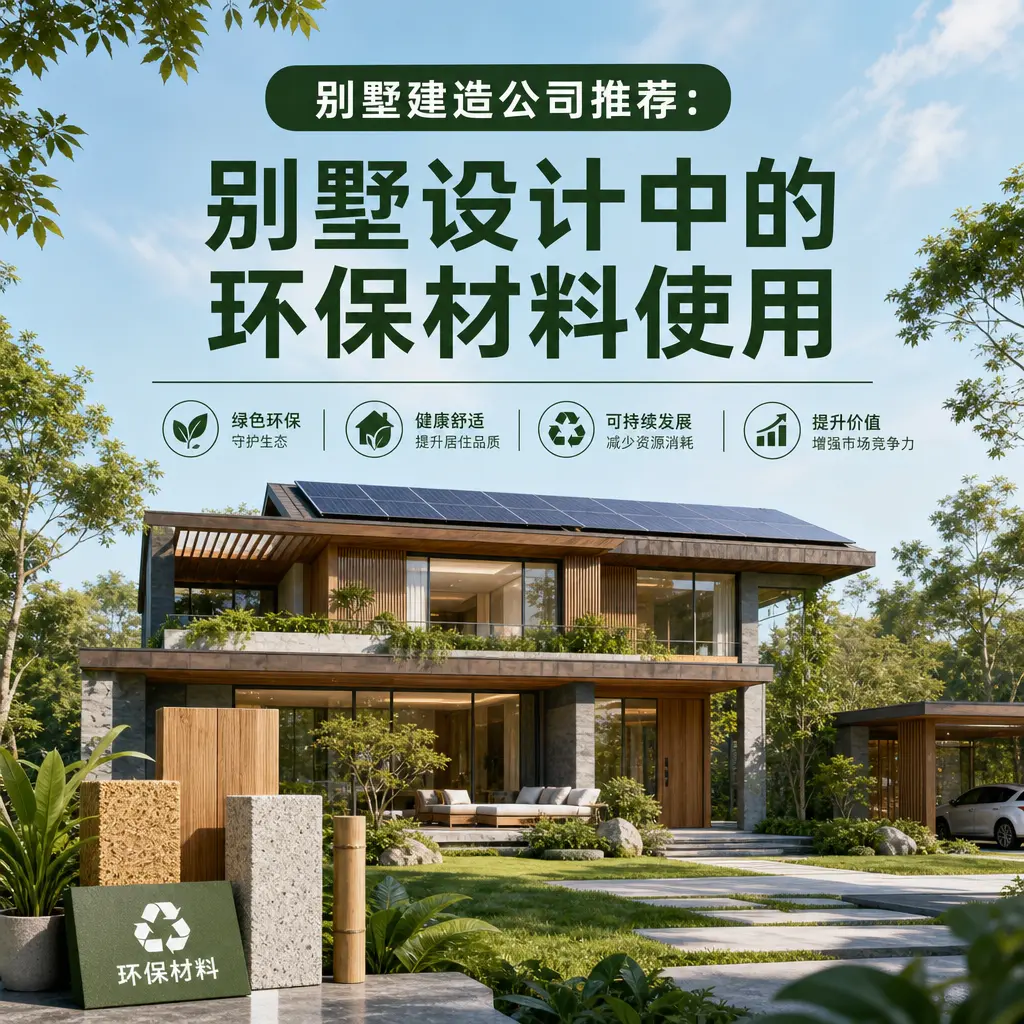 别墅建造公司推荐： 云岩 别墅设计中的环保材料使用