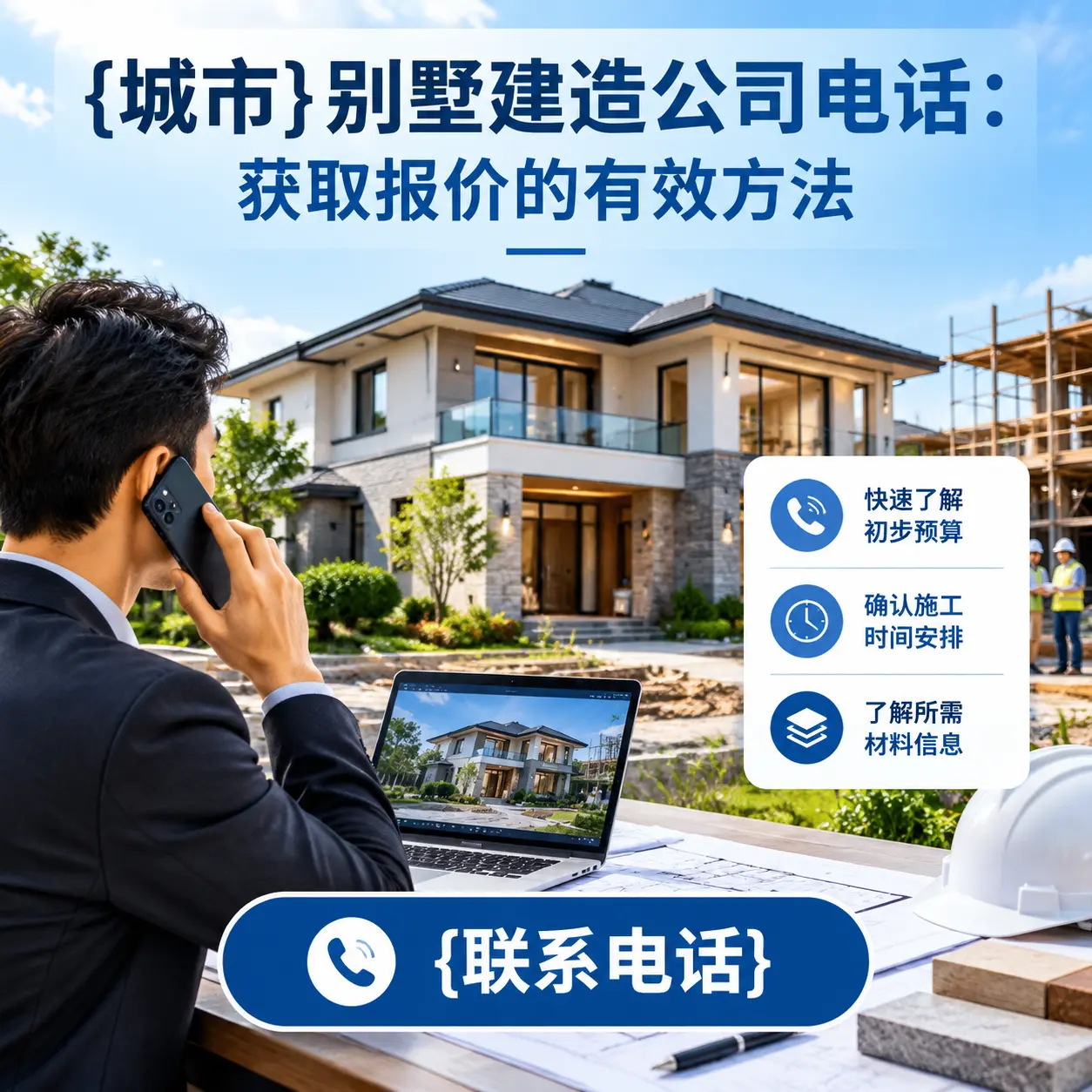 云岩别墅建造公司电话：获取报价的有效方法